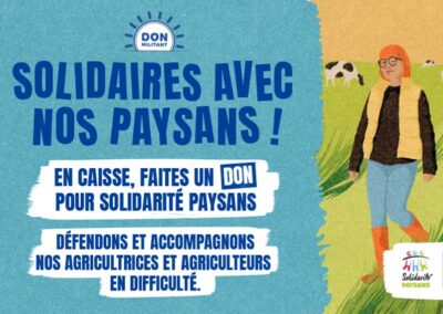 Don militant pour Solidarité Paysans