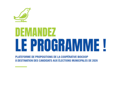 ÉLECTIONS MUNICIPALES :   BIOCOOP PUBLIE SES PROPOSITIONS